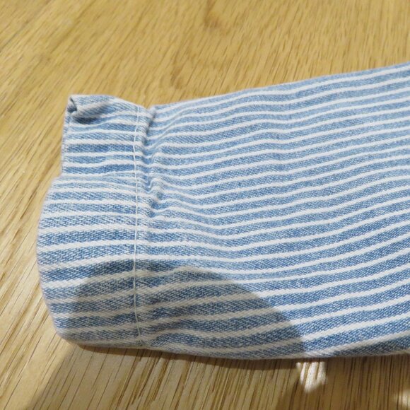 HEY GANG The Kids Chore Coat Railroad Stripe Embroidered - Kid's Size 12 Months - Picture 7 of 13